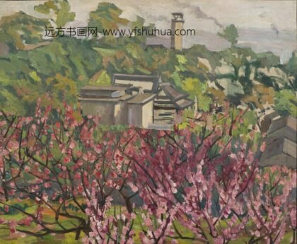 倪贻德 桃花灼灼.jpg