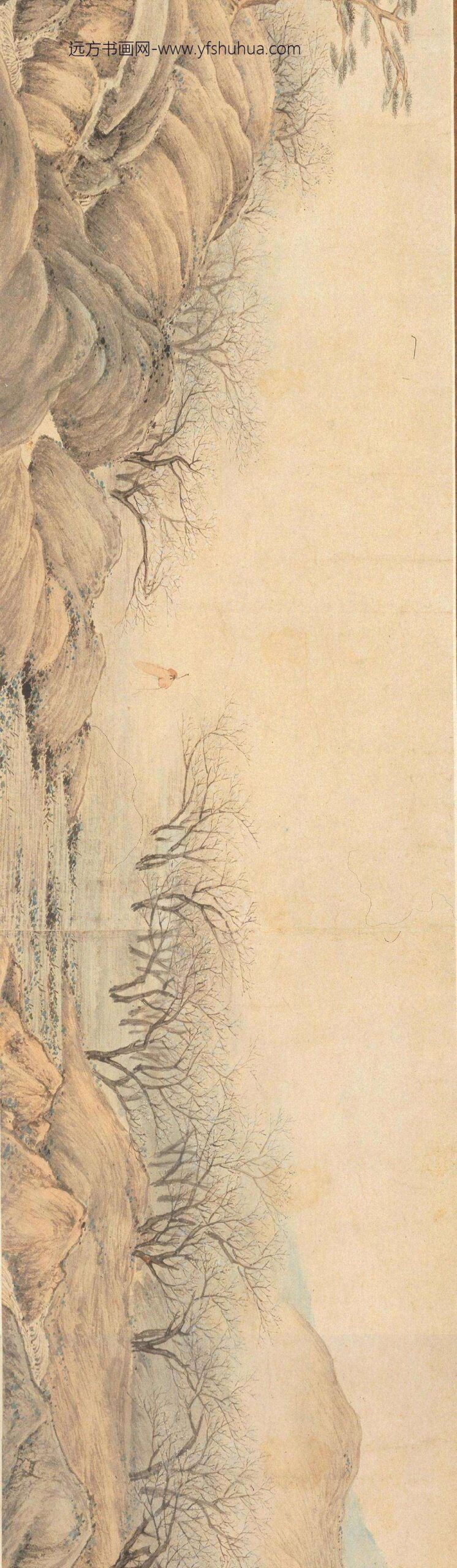 叶欣_探梅图卷_