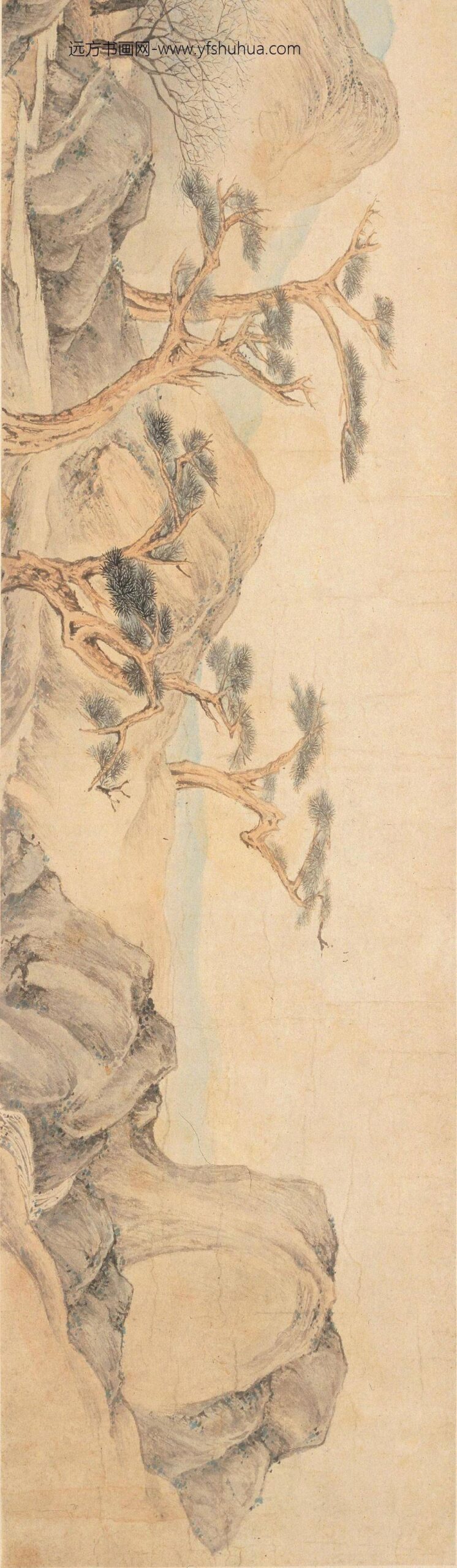 叶欣_探梅图卷_