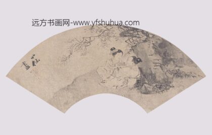 吴伟 仕女扇页.jpg