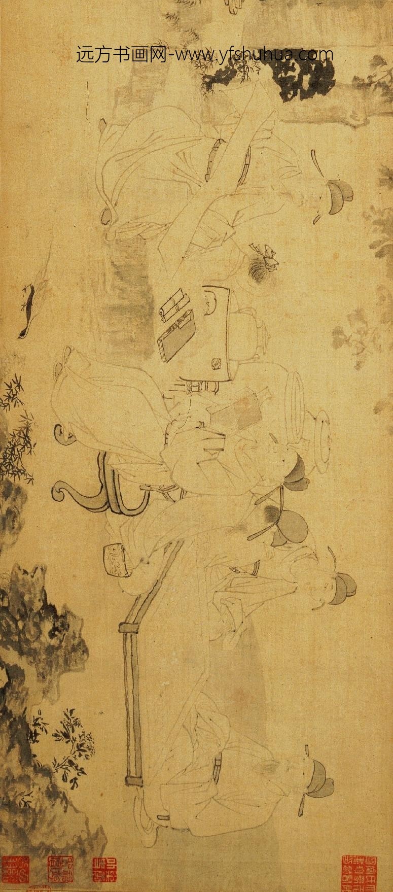 吴伟_词林雅集图卷_