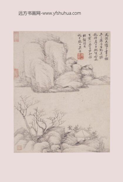 吴历 仿云林寒山亭子图页.jpg