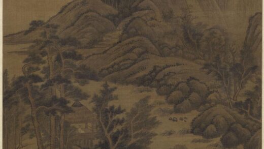 吴历 拟巨然山水图轴.jpg