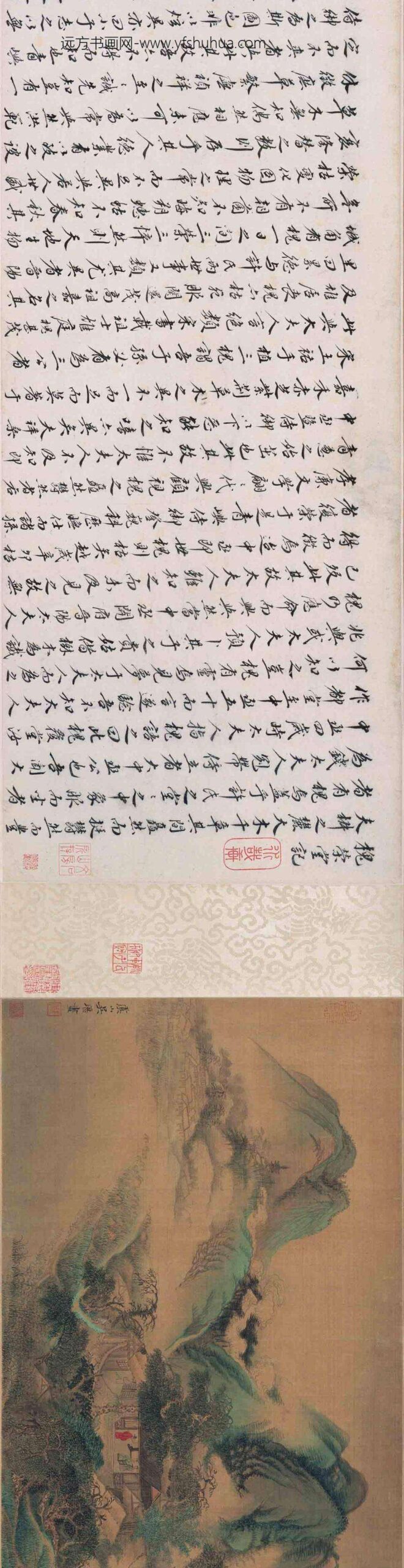 吴历_槐荣堂图卷_