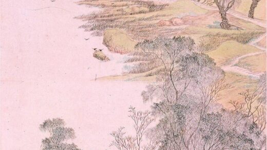 吴历 湖天春色图轴.jpg