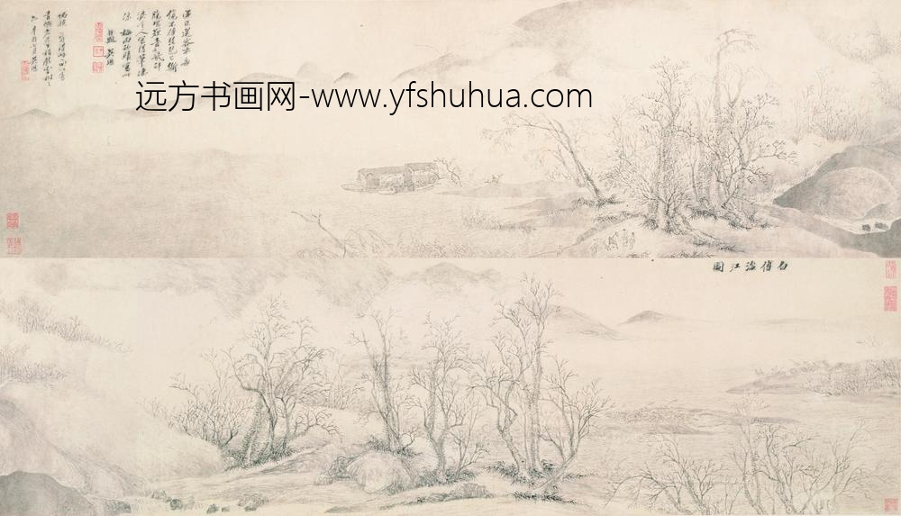 吴历_白傅湓江图卷