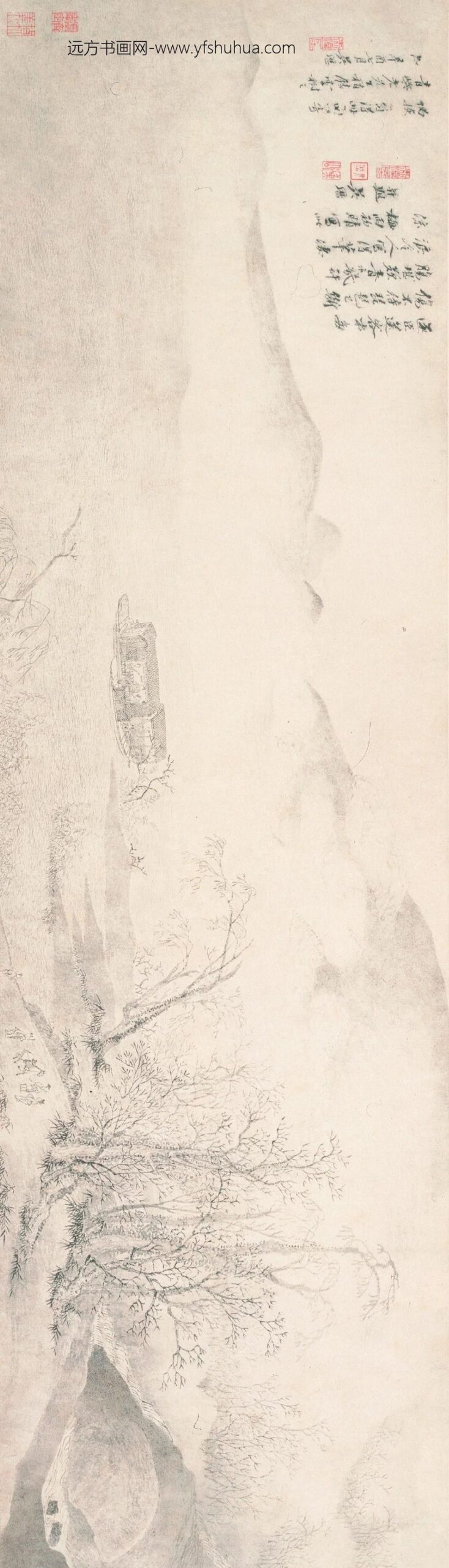 吴历_白傅湓江图卷_