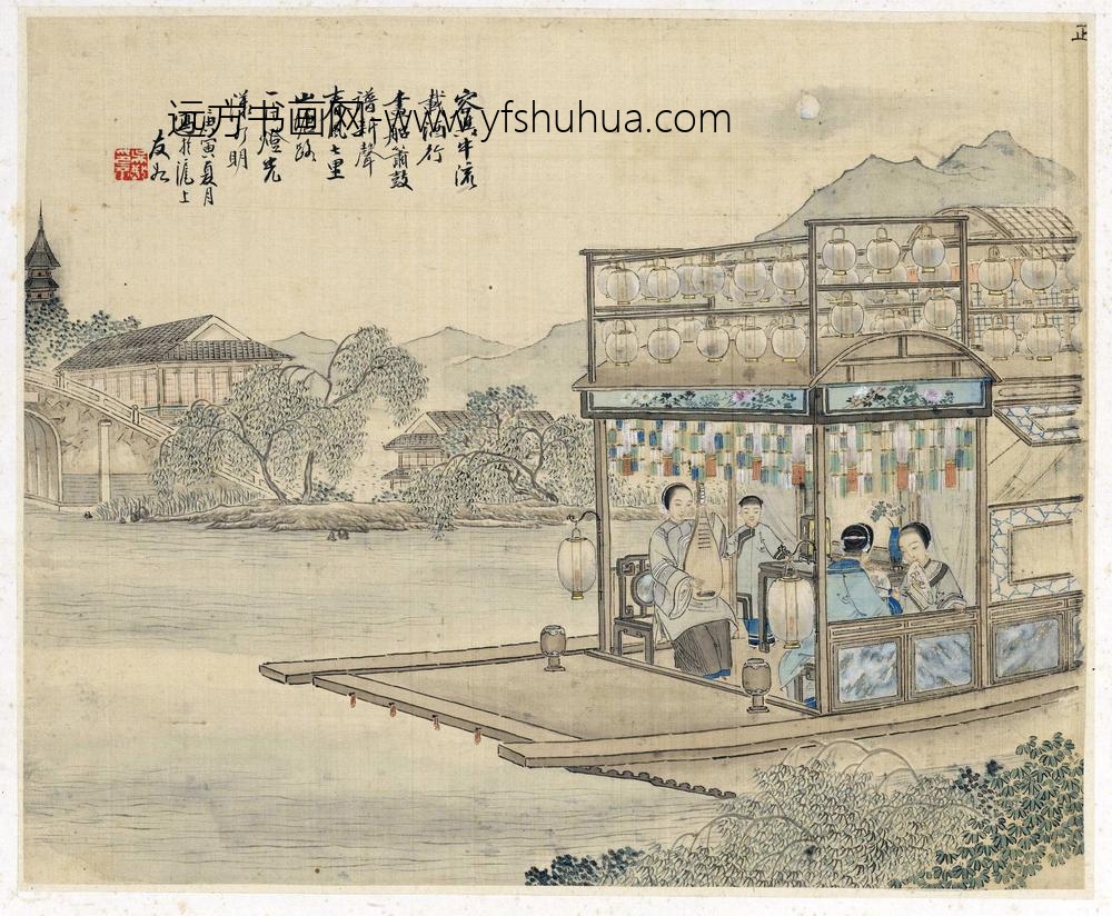 吴嘉猷_仕女册_