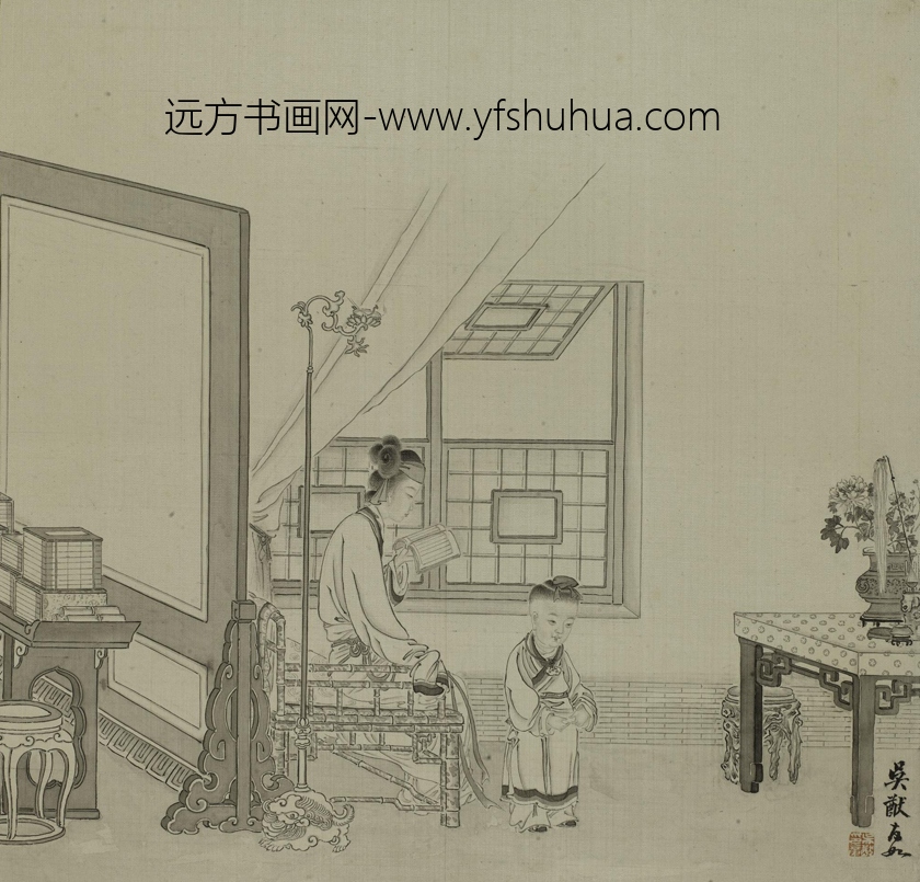 吴嘉猷（吴友如）_仕女图册_