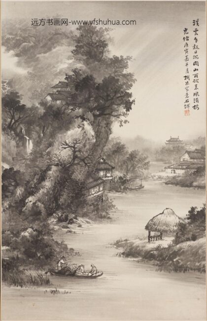 吴庆云 山雨欲来图轴.jpg