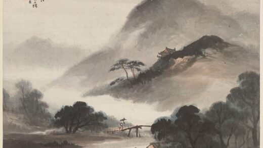 吴庆云 溪桥烟雨图轴.jpg