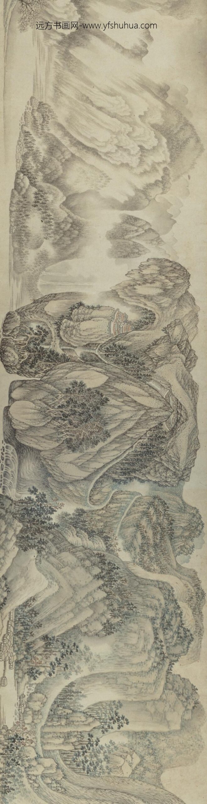 吴彬_山阴道上图卷_