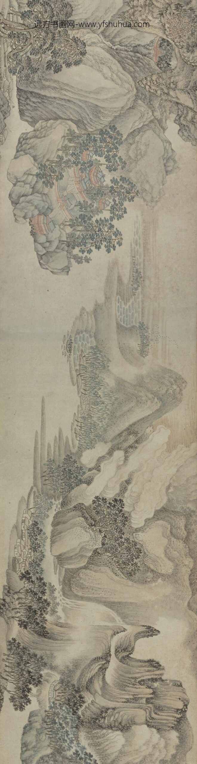 吴彬_山阴道上图卷_