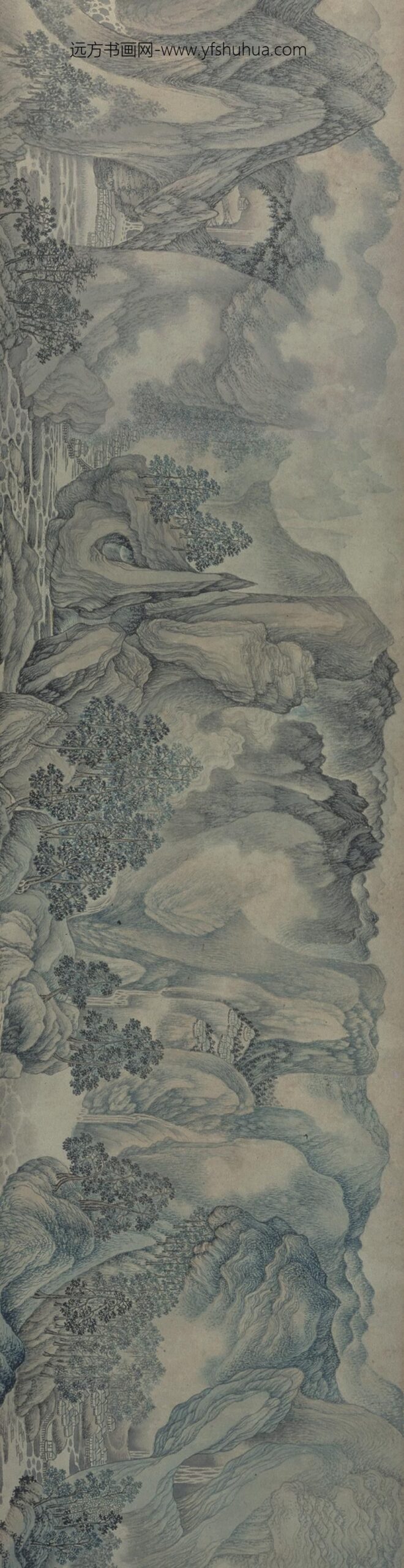 吴彬_山阴道上图卷_