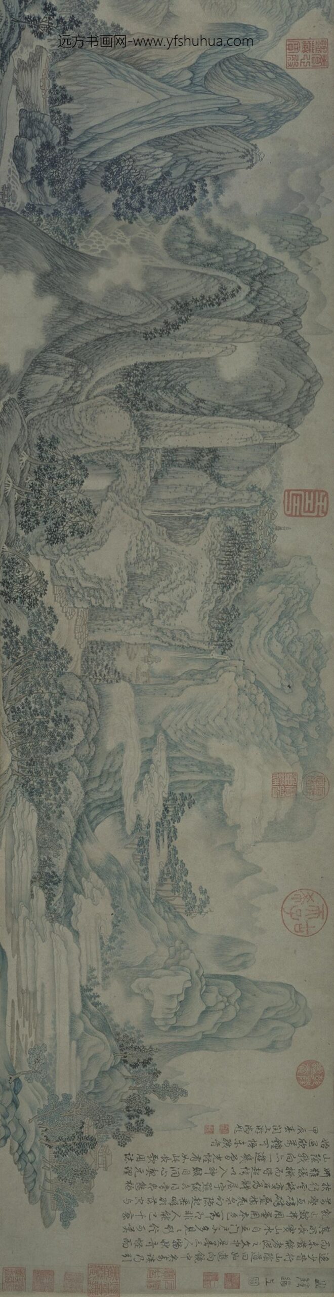 吴彬_山阴道上图卷_