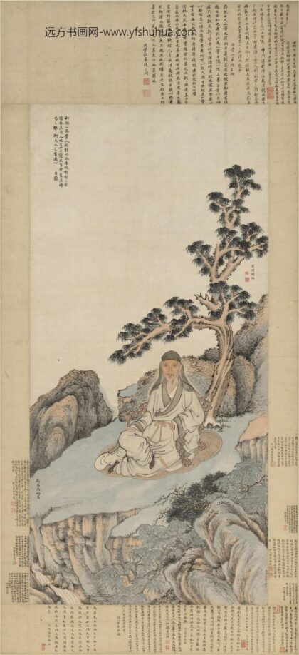 吴旭 等黄宗羲像轴.jpg