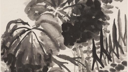 吴昌硕 墨荷花图.jpg