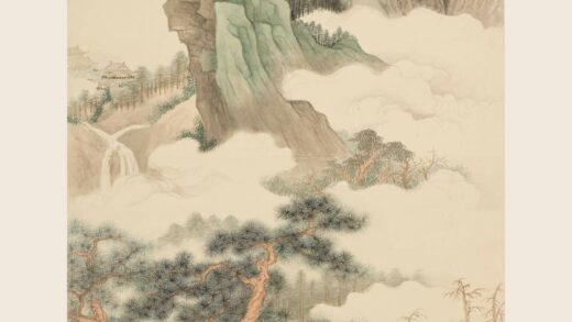 吴湖帆 仿燕文贵山水图轴.jpg