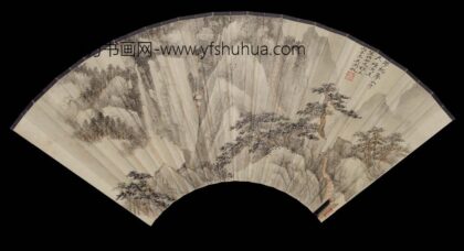 吴湖帆 华山千嶂图成扇.jpg