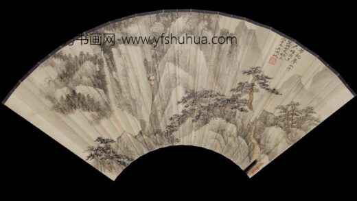 吴湖帆 华山千嶂图成扇.jpg
