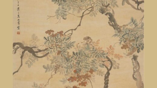 吴熙载（让之） 凌霄花图轴.jpg