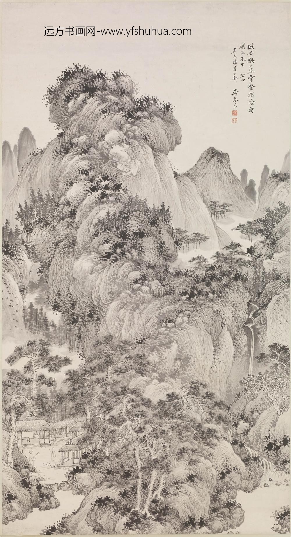 吴琴木_山水图轴