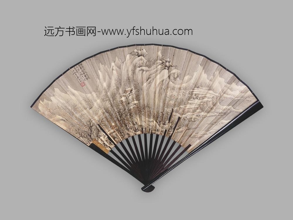 吴琴木（吴桐）_钟南山积雪图成扇
