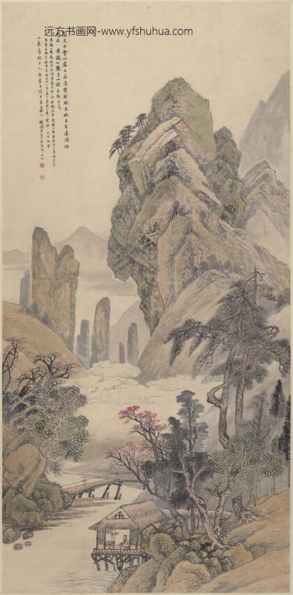 吴谷祥（吴榖祥） 仿黄鹤山樵山水轴.jpg