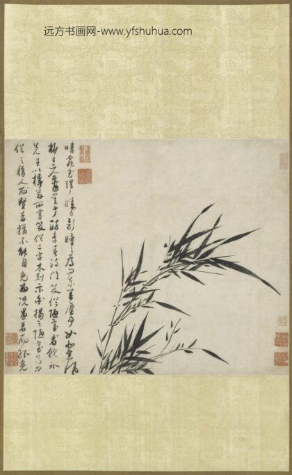 吴镇 晴竹图轴.jpg