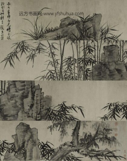 吴镇 竹谱图卷.jpg