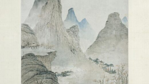 吴鼒 寒林萧寺图轴.jpg