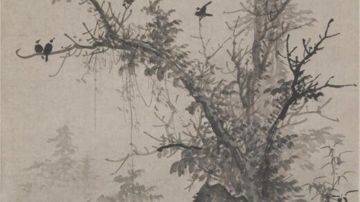 周文靖 古木寒鸦图轴.jpg