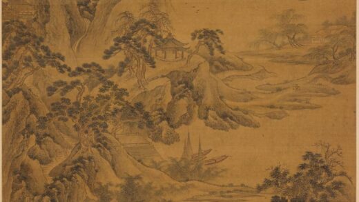 周昌言 溪山渔舟图轴.jpg