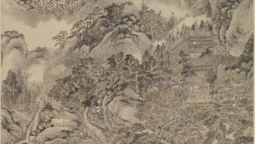 周灏 观瀑图轴.jpg