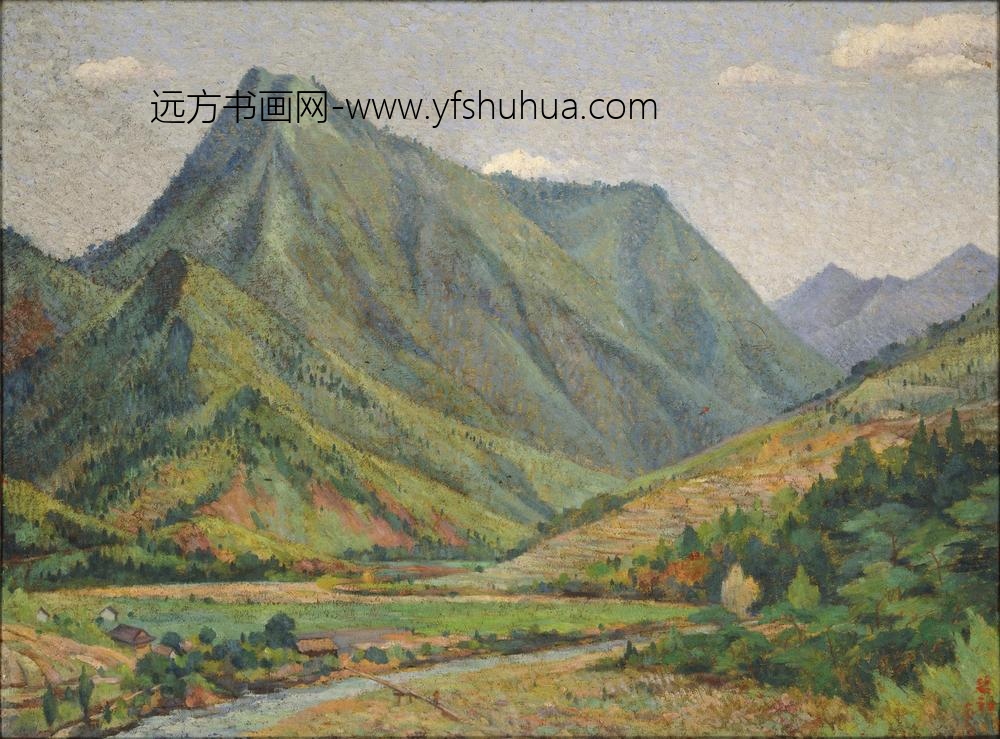 周碧初_油画英雄山