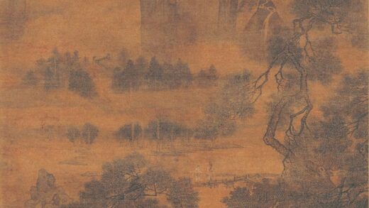 周臣 山斋客至图轴.jpg