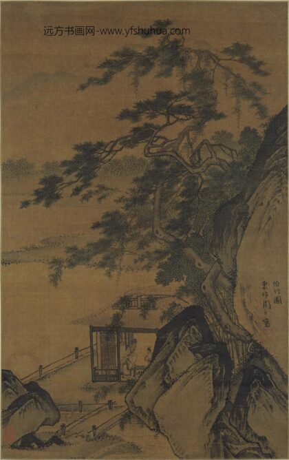 周臣 怡竹图轴.jpg