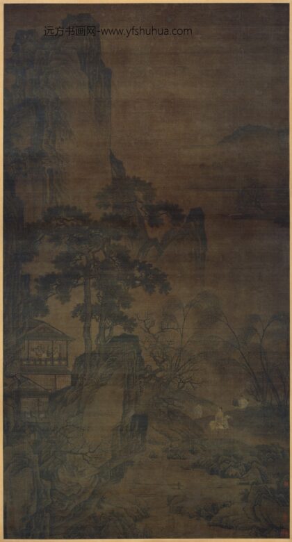 周臣 春山游踪图轴.jpg