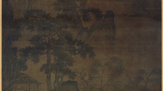 周臣 春山游踪图轴.jpg