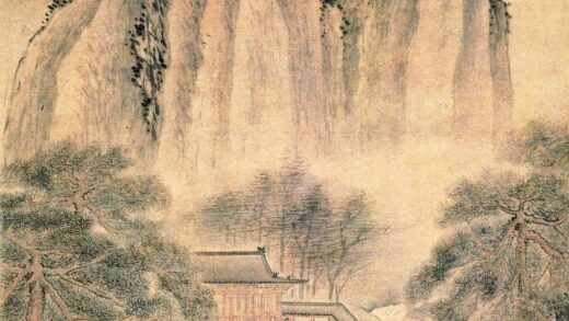 周臣 长夏山村图轴.jpg