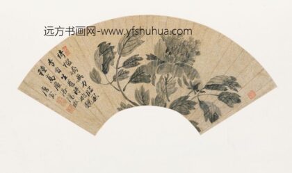唐寅 伯虎 山水花卉扇册.jpg