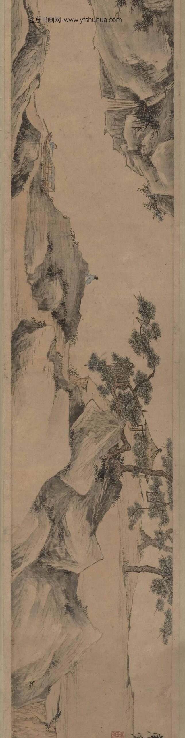 唐寅-伯虎_文徵明赤壁赋书画合卷_