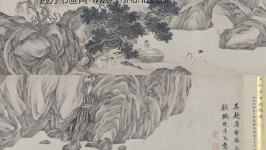 唐寅 伯虎 款鹤图卷.jpg