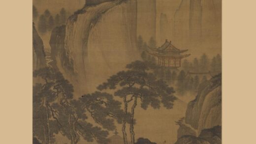 唐寅 伯虎 茅屋风清图轴.jpg