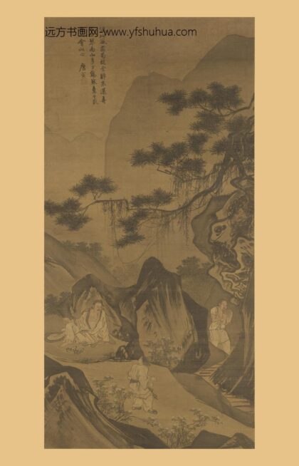 唐寅 伯虎 陶潜赏菊图.jpg