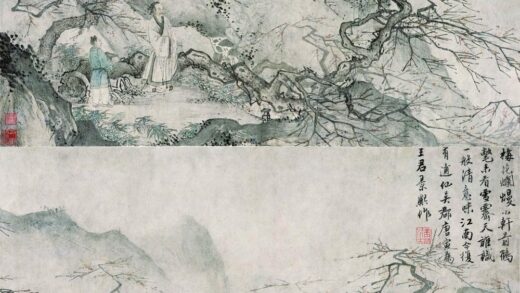 唐寅 伯虎 雪霁看梅图卷.jpg