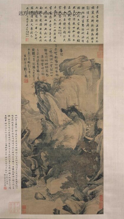 唐寅 伯虎 骑驴归思图轴.jpg