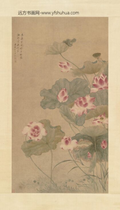 唐炗（苂） 荷花图轴.jpg