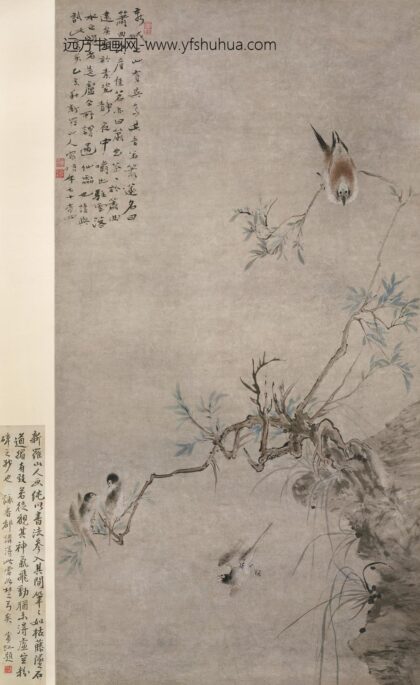 图片 华喦 《疏柳箫曲图》轴 纸本设色 纵 113cm 横 61cm 1 1.jpg