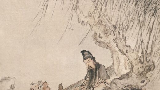 图片 黄慎 《乐天炼句图》轴 纸本设色 纵 155cm 横 93.jpg